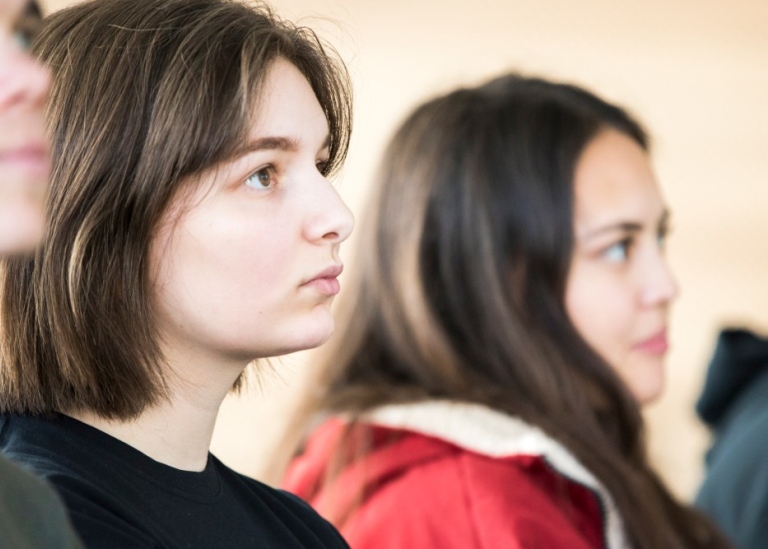 Studenter på Öppet hus, Stockholms universitet