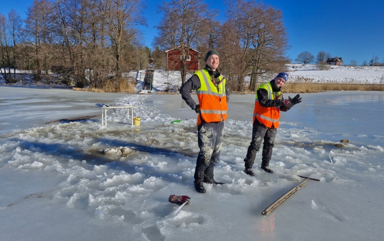 Fältarbete i Dalsland. Foto: Stefan Wastegård.