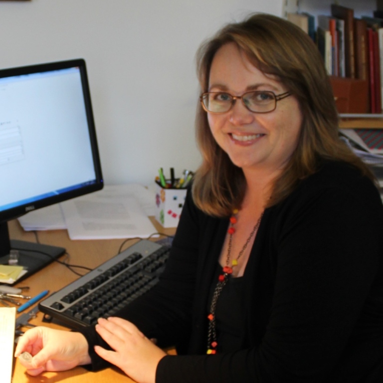 Gitte Ingvardson forskare hos Numismatiska forskningsgruppen