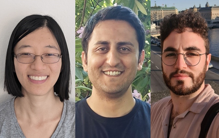 three new Bolin Fellows