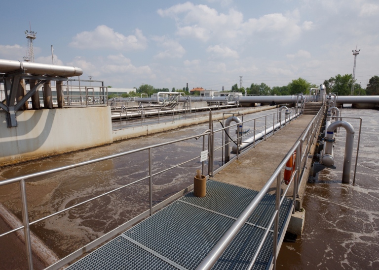 Waste water plant