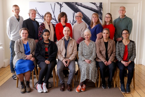 Gruppfoto på mrådesnämndens för humanvetenskaps ledamöter