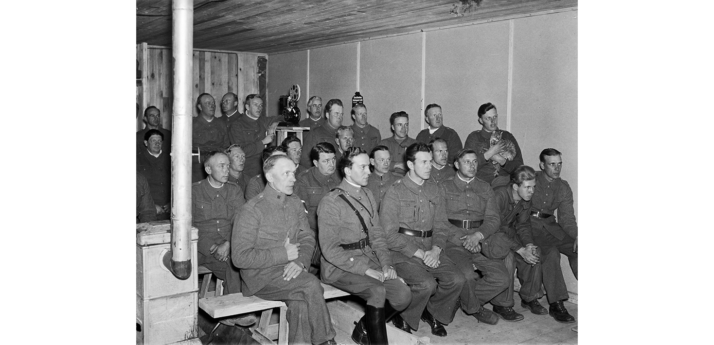 Filmvisning för svenska militärer 1939