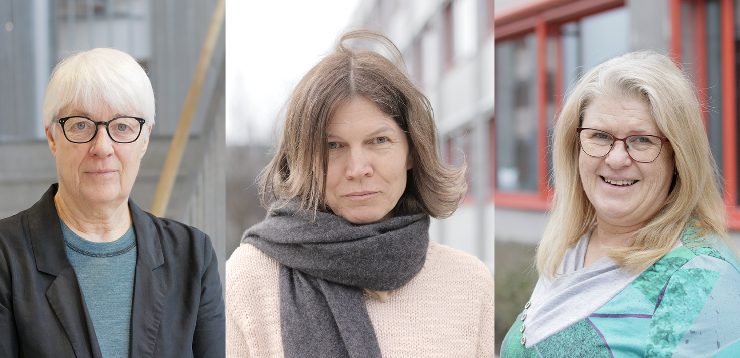 Eva Österlind, Anja Kraus och Maria Pemsel.