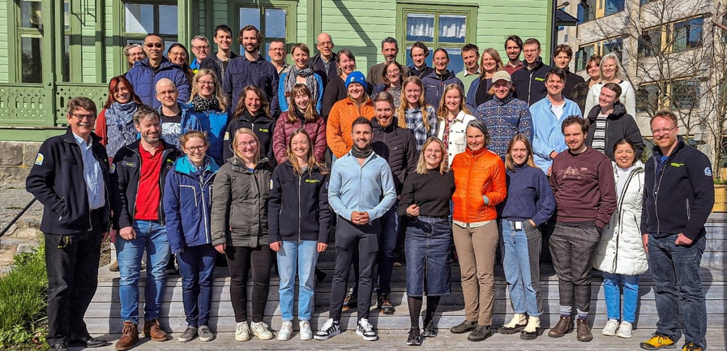 Figure 1 Participants in the 1st ARTofMELT Science workshop lined up for a group photo outside the Green Villa. Photo: Michael Tjernström/MISU/Stockholm University.