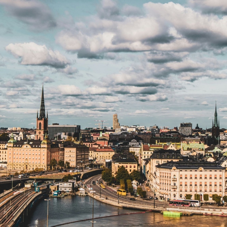 Stockholm cityscape.
