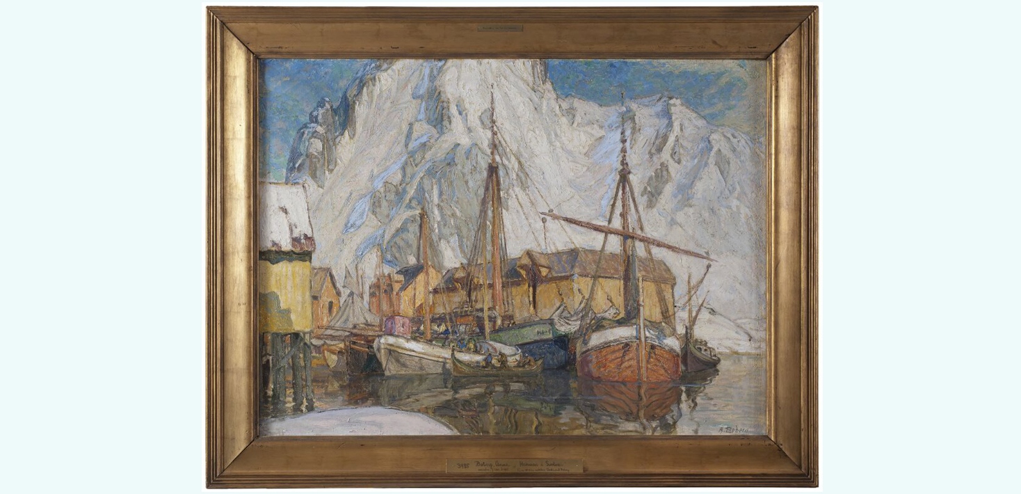 Anna Boberg: Hamnen i Svolvaer