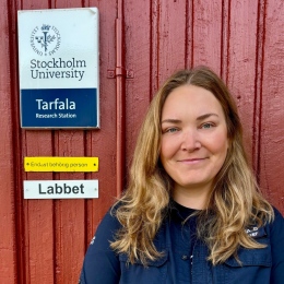 Johanna Dahlqvist. Tarfala forskningsstation.