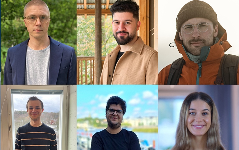 Our six new graduate students admitted to the IIES