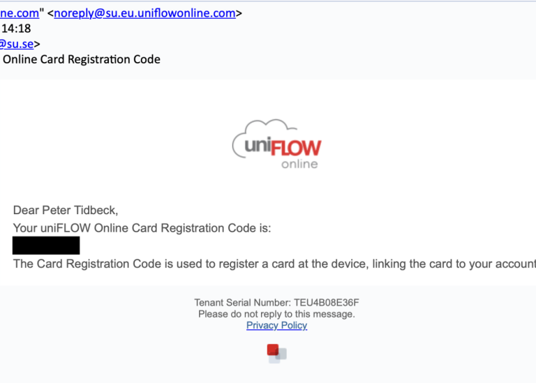 What the email looks like
