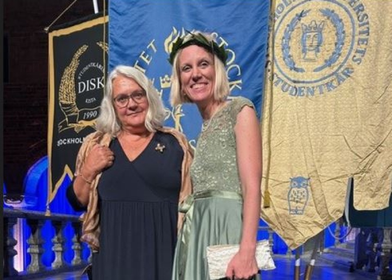 Mara Westling Allodi och Erika Baraldi