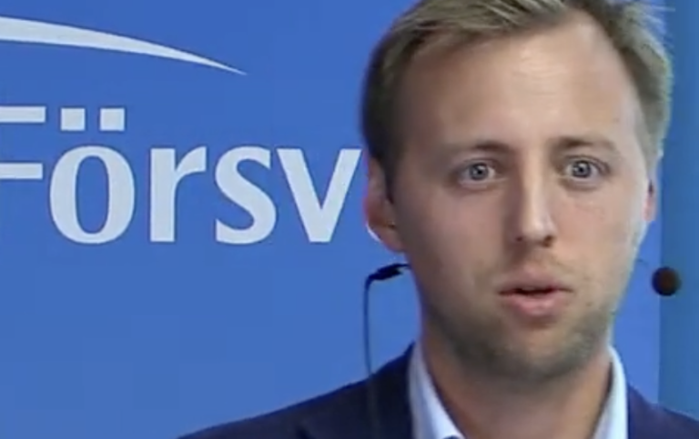 Carl Vikberg Photo: Screenshot from Folk & Försvar video © 2024