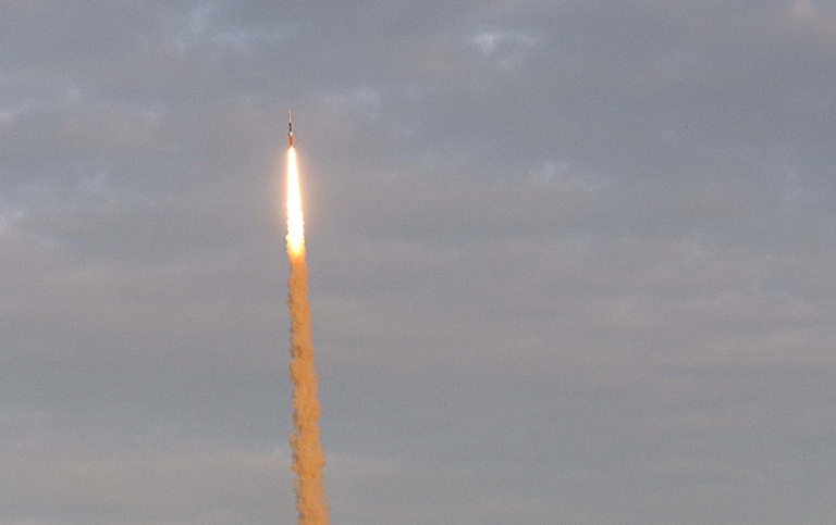 Raketuppskjutning vid raketkampanjen O-STATES, 2015. 