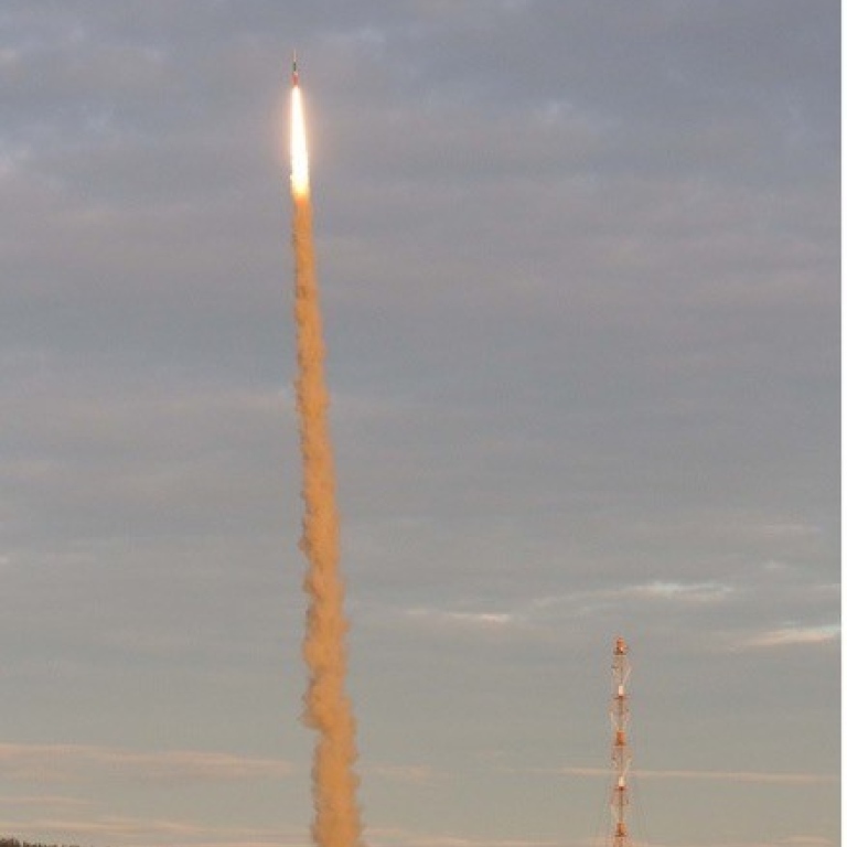 Launch of sounding rocket. Photo: Jörg Gumbel/MISU/Stockholm University.
