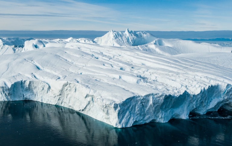 Giant Iceberg from melting glacier in Ilulissat, Greenland
