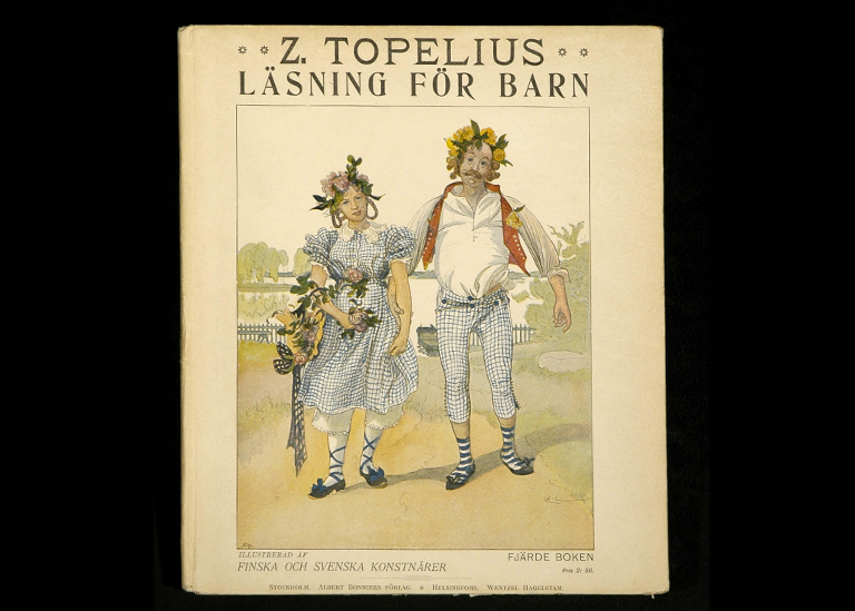 Bokomslag från 1902. Illustrationen föreställer en kvinna och en man i sommarkläder.