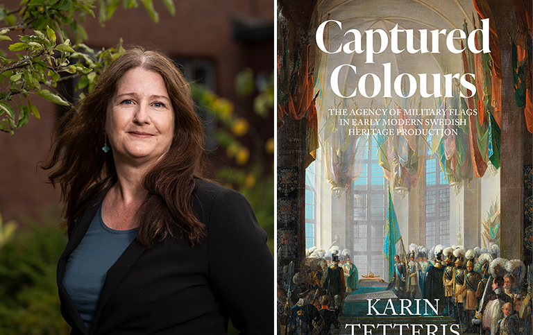 Karin Tetteris. Omslaget till avhandlingen Captured Colours.