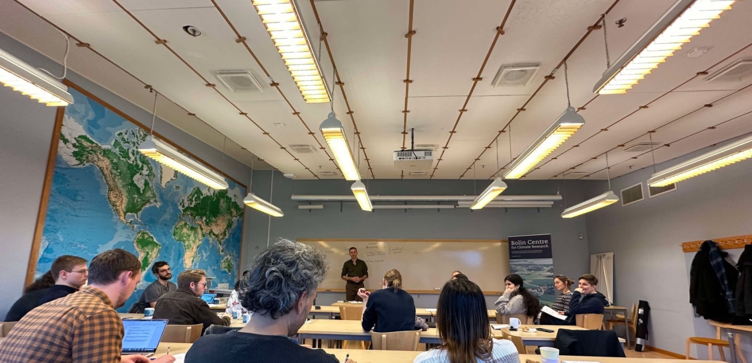 people attending a work shop.