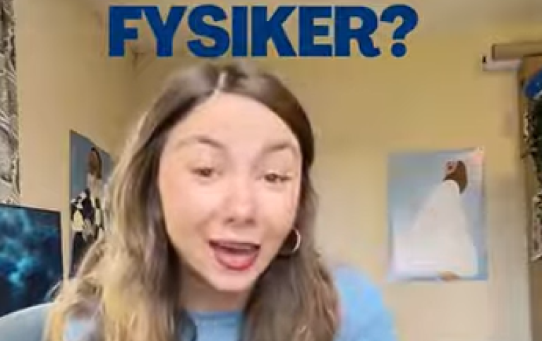 Eleonora Svanberg - Gör som jag, studera till fysiker!