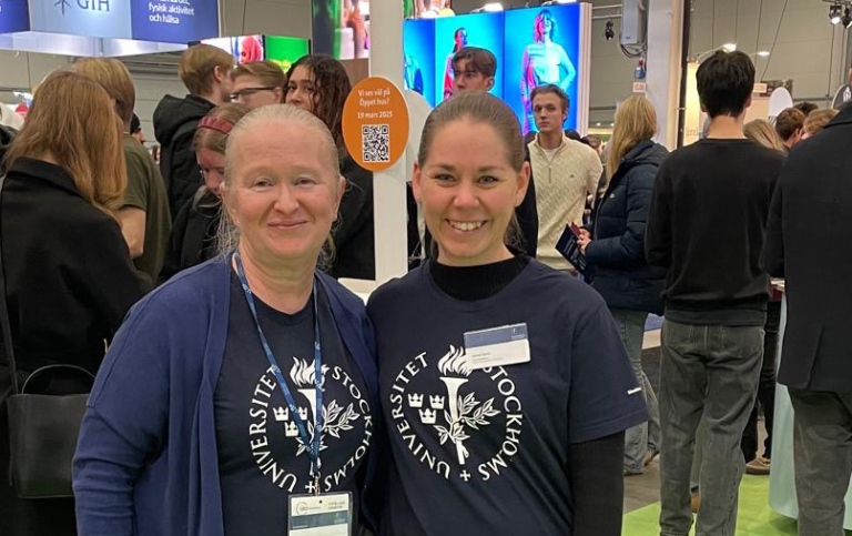 Alicja Lissenko och Anna-Karin Ernö, studievägledare på DSV.