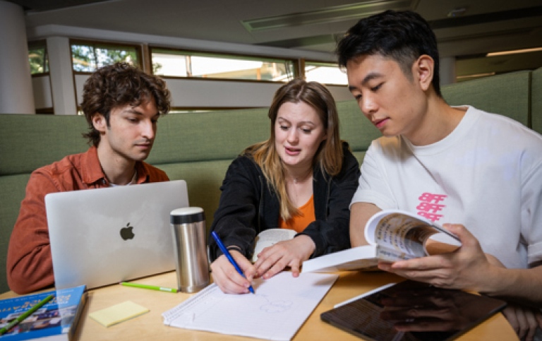 Studenter skriver uppsats