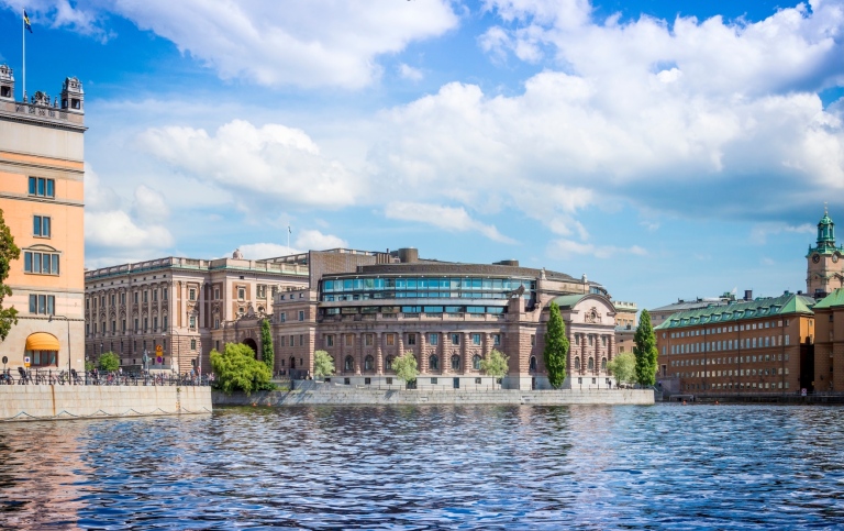 The Swedish parliament. Photo: Anders E. Skånberg/Mostphotos