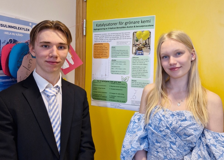 Linus Nilevi och Beatrice Watz. Foto: Irma Lönnqvist