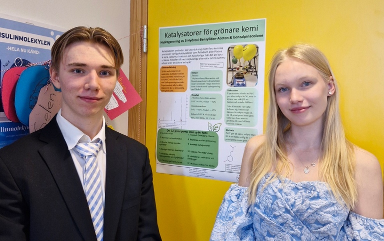 Linus Nilevi och Beatrice Watz. Foto: Irma Lönnqvist