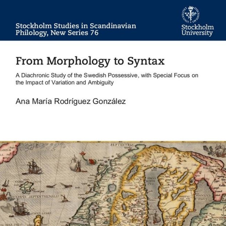 Cover of the dissertaion, with picture of Map of Northern Europe from 1593.