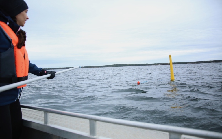 SeaLab sampling Emma Bell bouy