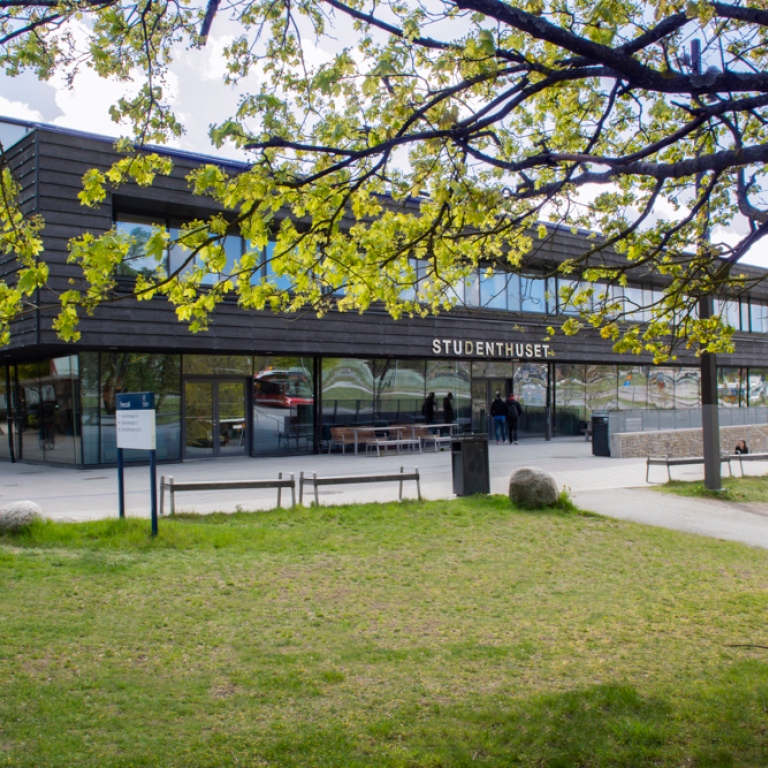 Studenthuset seen from the outside.