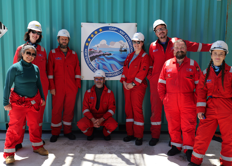 Researchers at the expedition