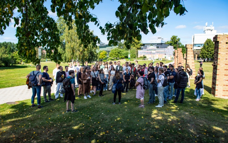 Guided tour at Frescati campus.
