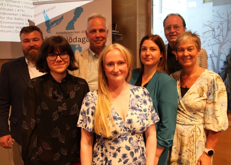 Politikerna som deltog i seminariet.