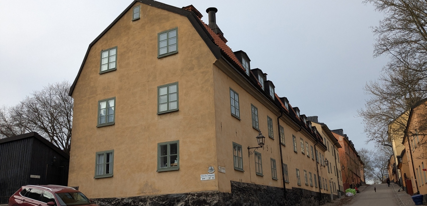 Fastighet från mitten av 1800-talet i Stockholm.