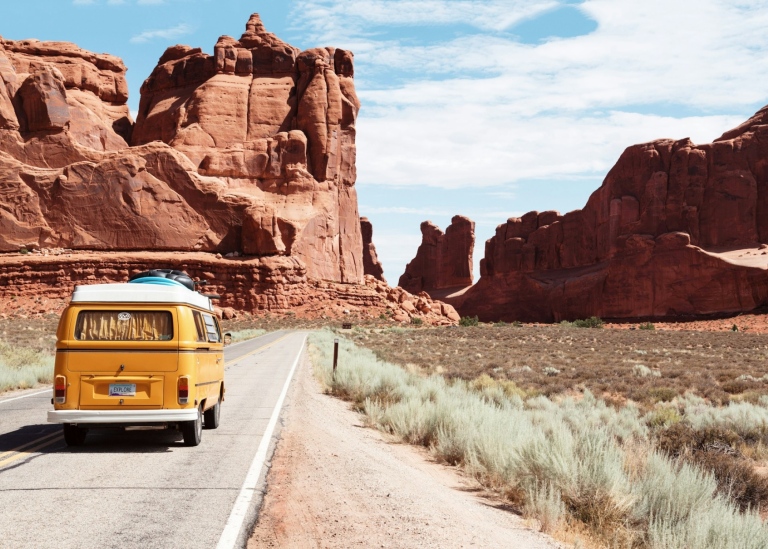 Arches National Park Entrance Station, Moab, United States. Foto: Dino Reichmuth (Unsplash)