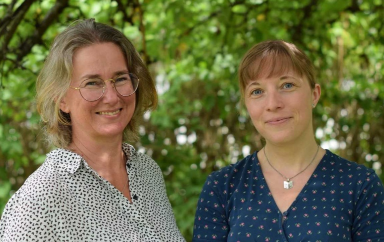 Christine Eriksdotter Nordgren och Riccarda Funk.
