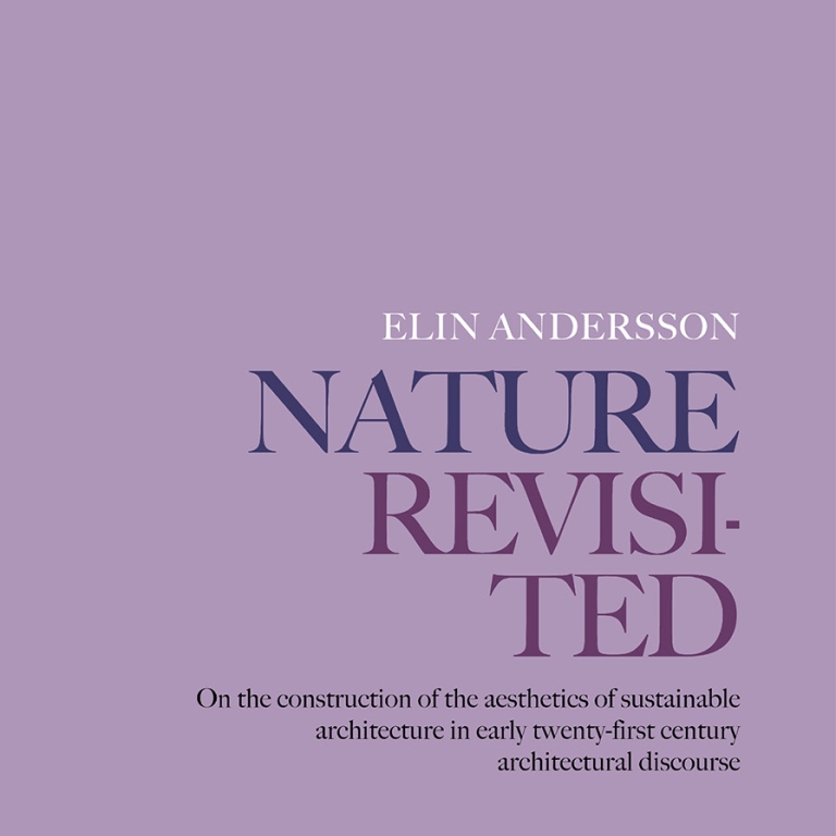 Bokomslag till Nature revisited av Elin Andersson.