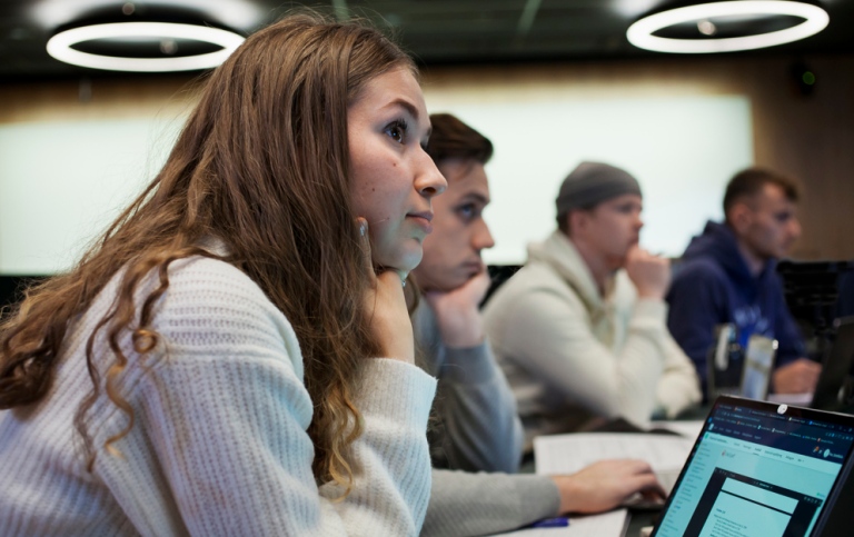 Students at class