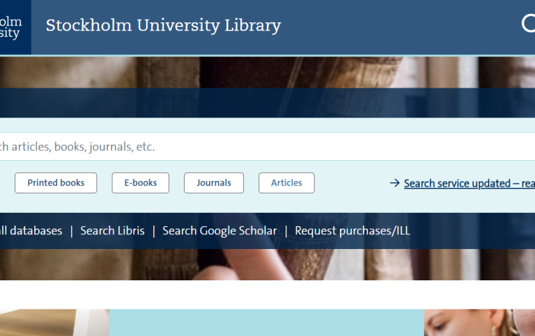 New library search service