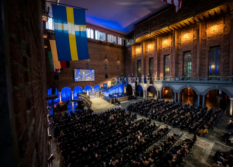 Blå Hallen i Stockholms stadshus.