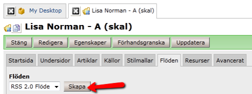 Flöden RSS