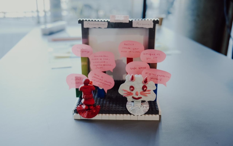 Prototype from a co-design workshop on ethical, digital representation.