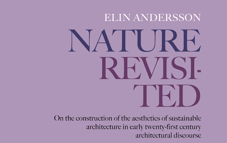 Detail of the cover of Nature Revisited.