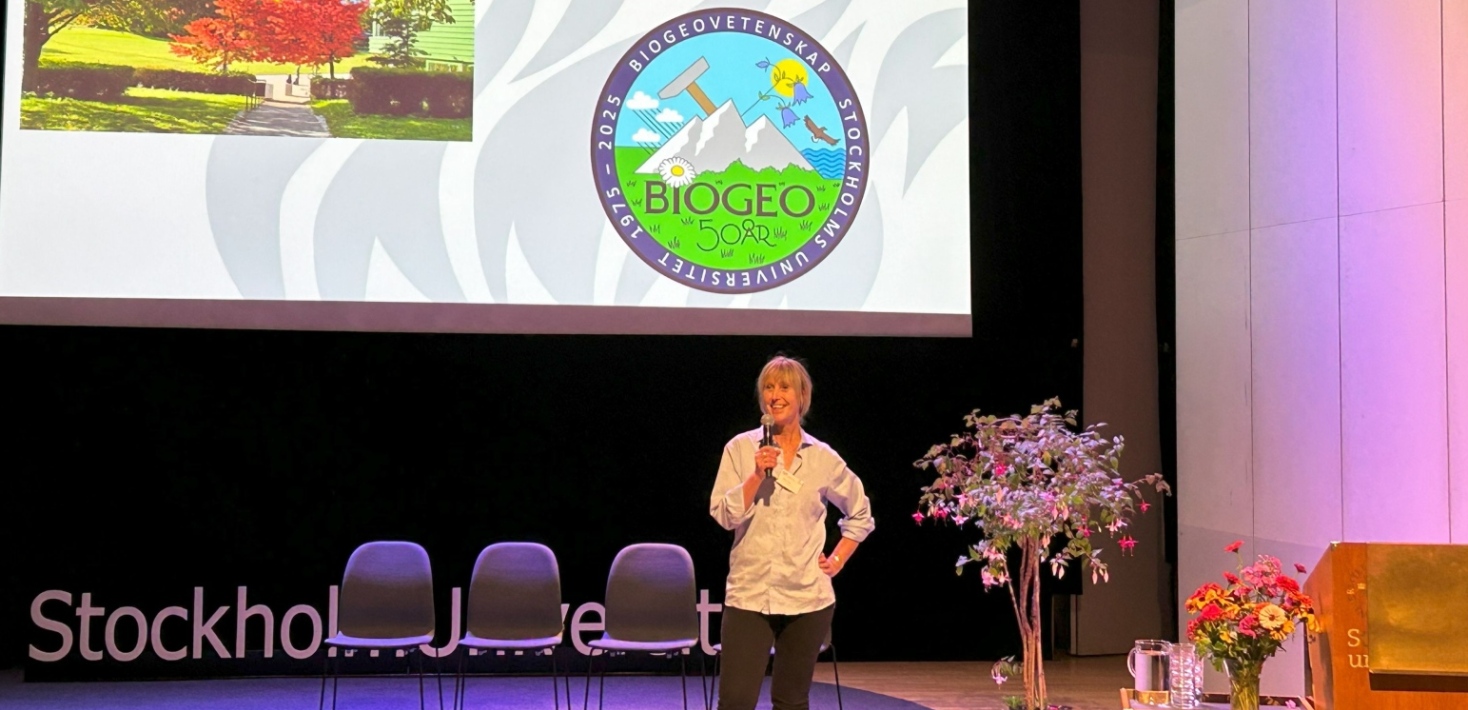 Regina Lindborg programansvarig för Biogeovetenskap.