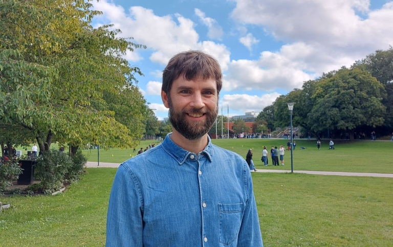 David Collste på Frescati.