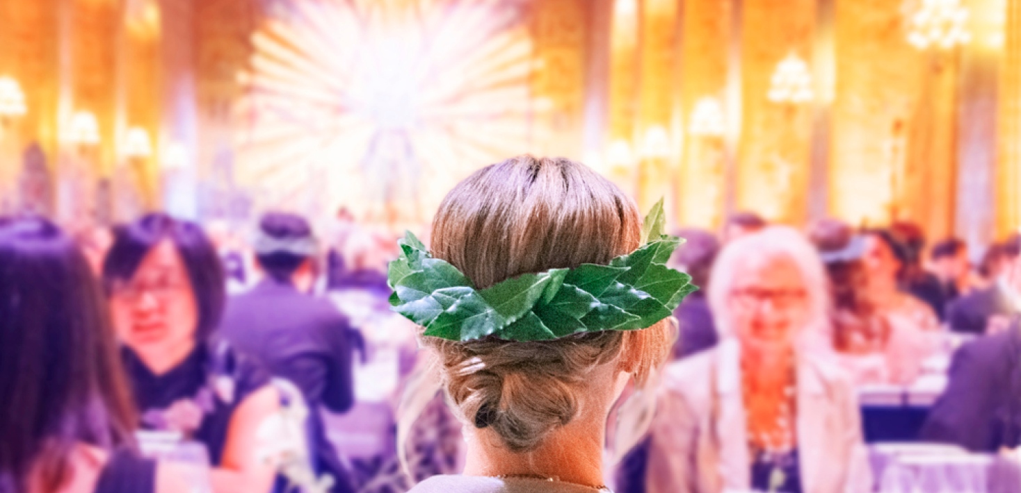 Installations- och promotionshögtid i Stockholms Stadshus 27 september 2019. Bankett i Gyllene Salen