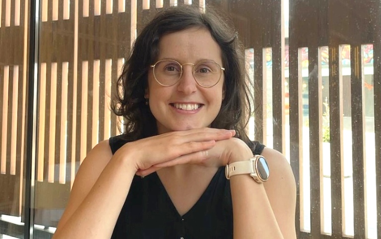 Portrait photo of Clàudia Figueras, DSV, Stockholm University.