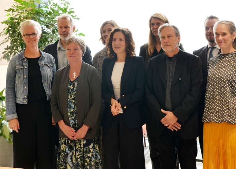 Roxana Mînzatu, EU Commission, Lena Mäler, Dean Faculty Science, Tony Hansson, Head of Dep. Physics