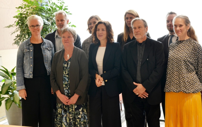 Roxana Mînzatu, EU Commission, Lena Mäler, Dean Faculty Science, Tony Hansson, Head of Dep. Physics 
